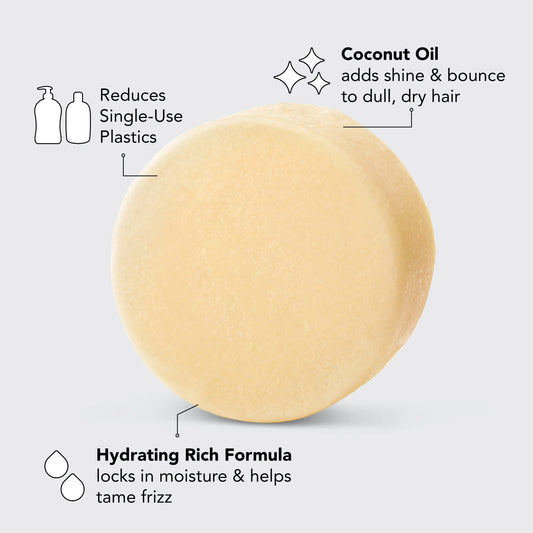 Coconut Repair Conditioner Bar/Mask For Dry Damaged Hair