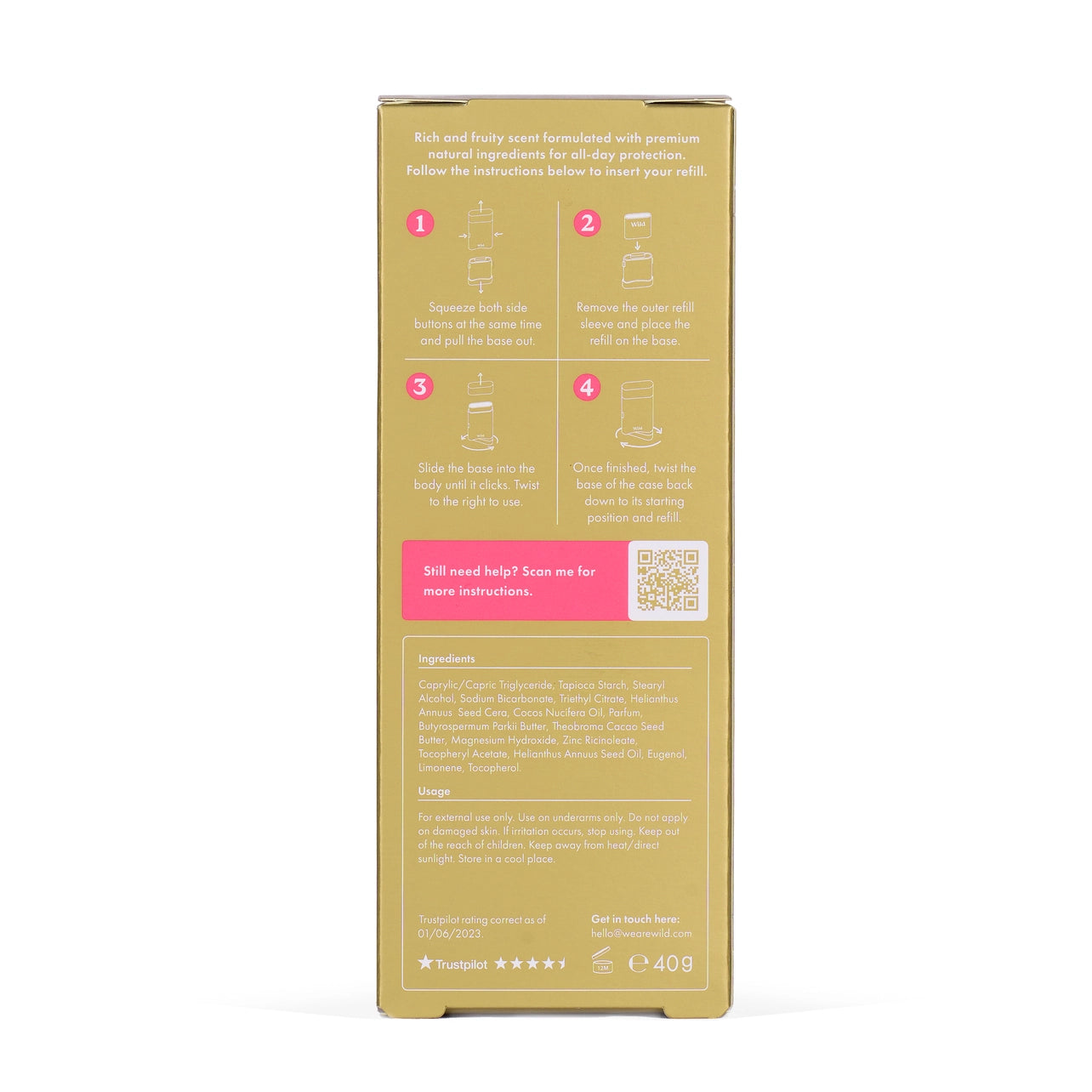 Pomegranate & Pink Peppercorn Deodorant