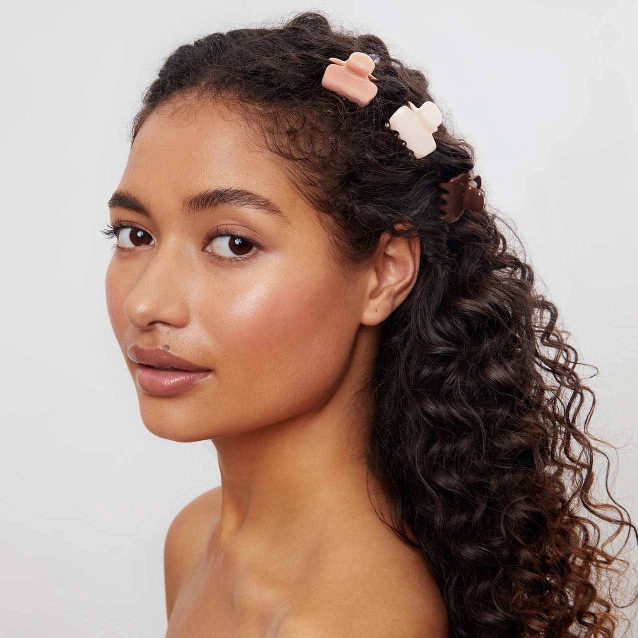 Recycled Plastic Mini Cloud Claw Clips