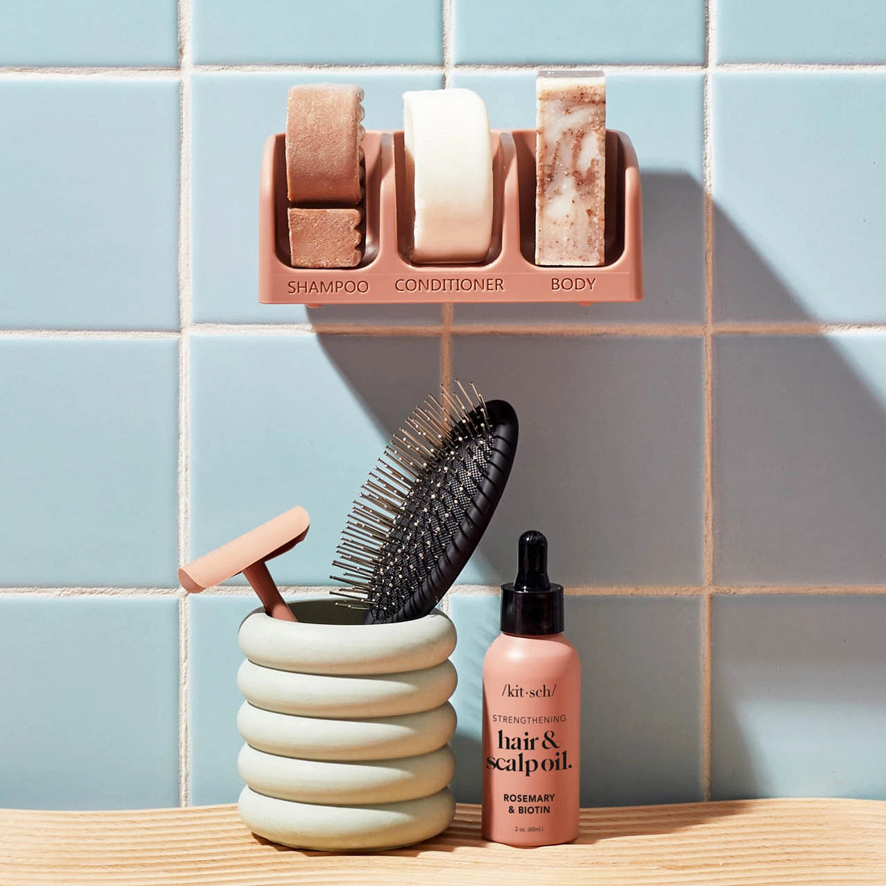 Self-Draining Soap Dish