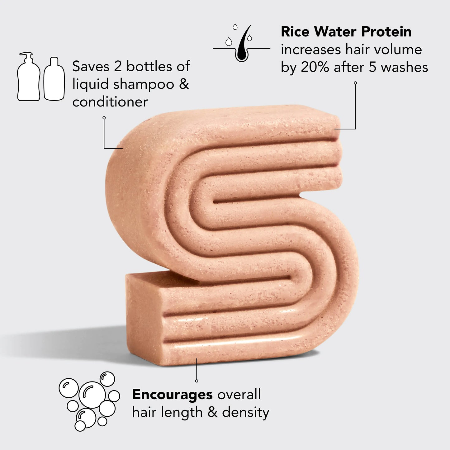 Rice Water Hair Growth Shampoo Bar