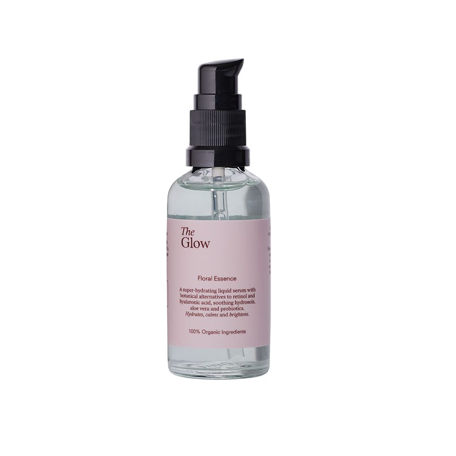 Floral essence toner en serum van het merk The Glow 