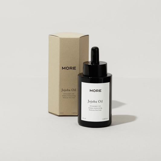 Jojoba olie in zware glazen fles